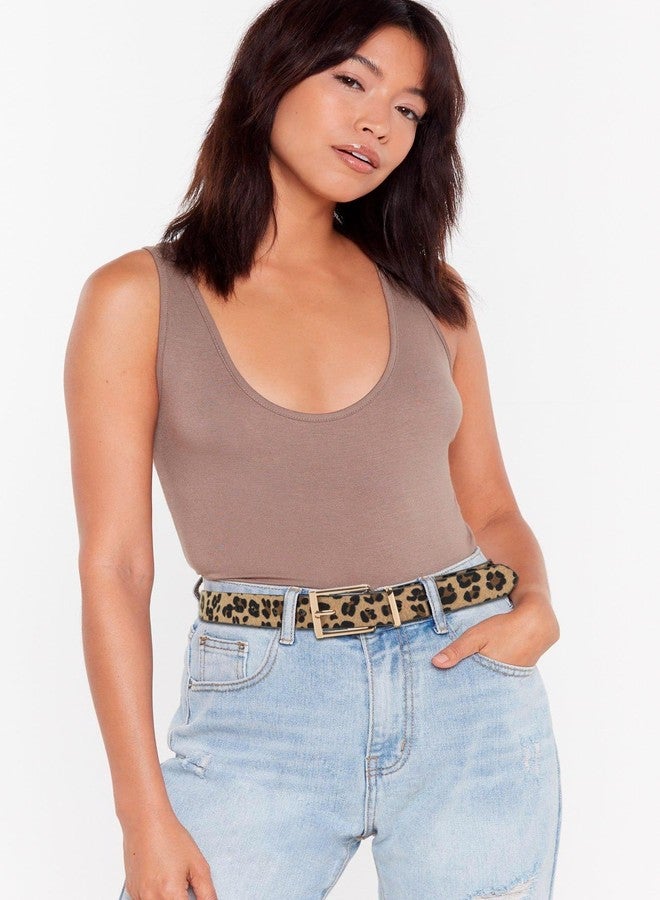 WAYLIT Leopard Print Belts For Women Leopard-Belt - Cheetah Belts For Women - Image 5